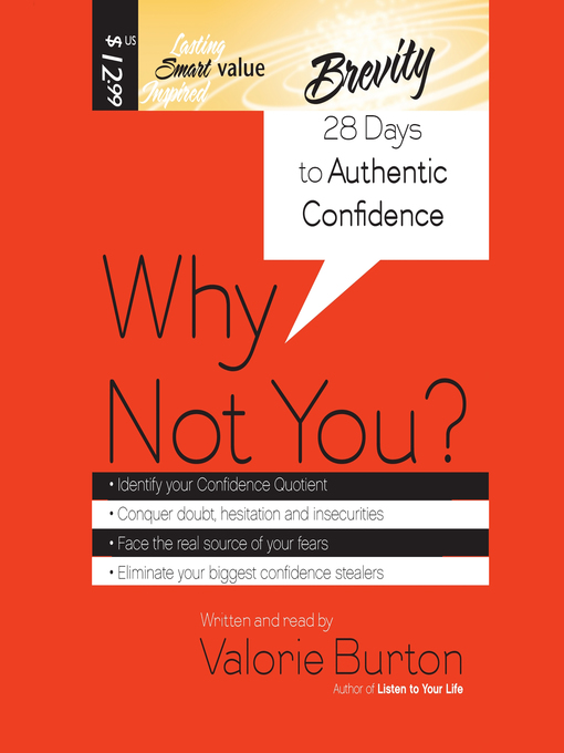 Title details for Why Not You? by Valorie Burton - Available